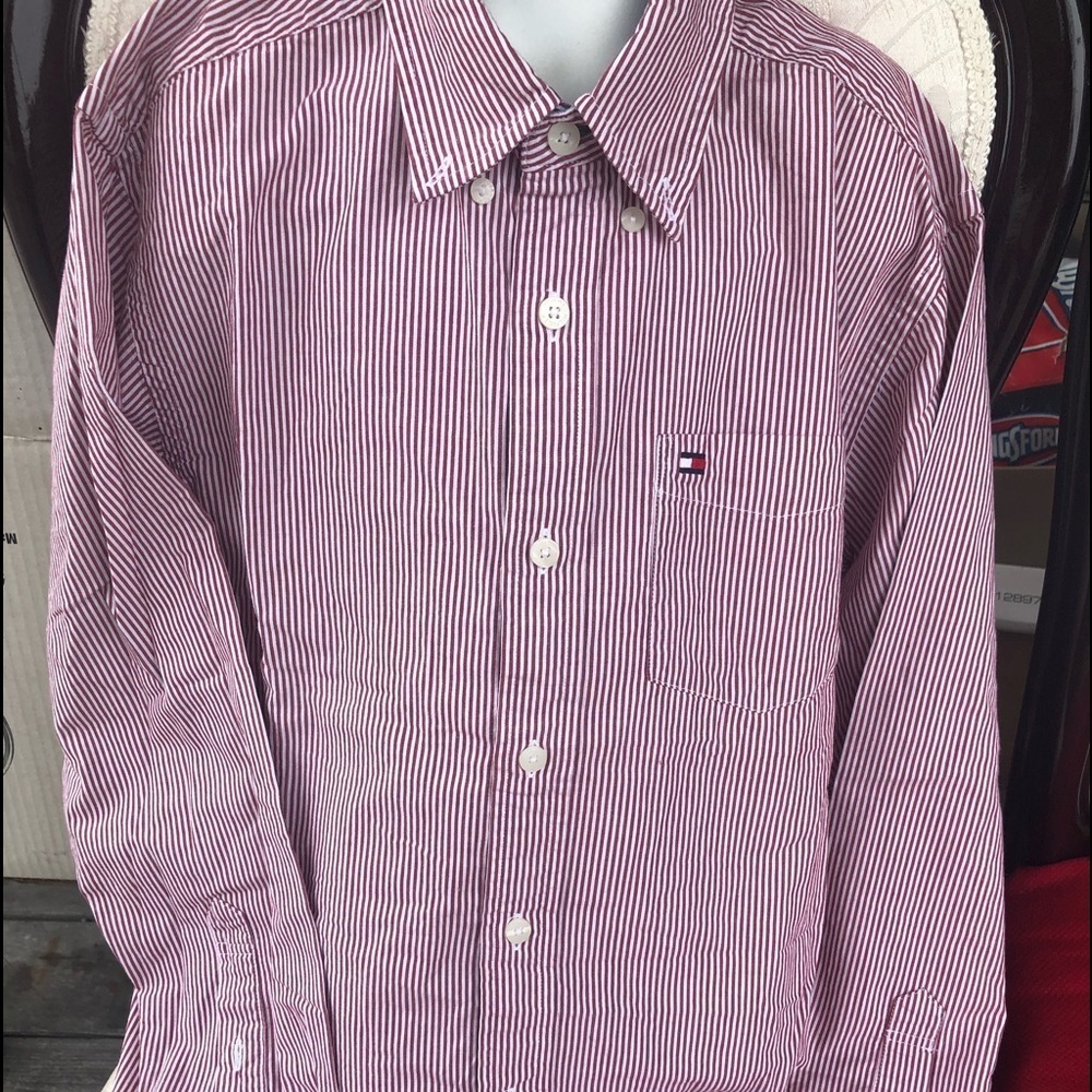 Tommy Hilfiger stripe button down for Boys